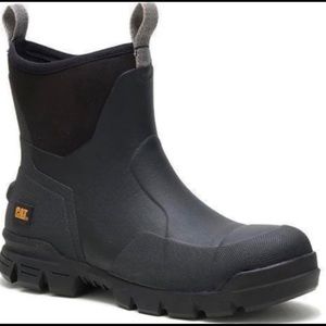 Caterpillar Stormers Men’s Waterproof Work Boots Black Size 13 New no Box